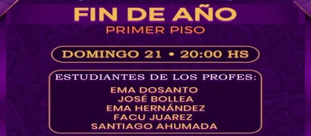 Presentación Musical fin de año_primer piso