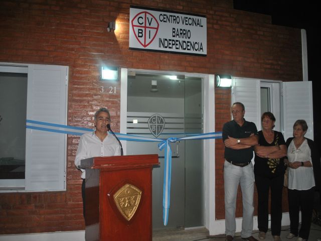 Quedó inaugurado el Centro Vecinal de Bº Independencia