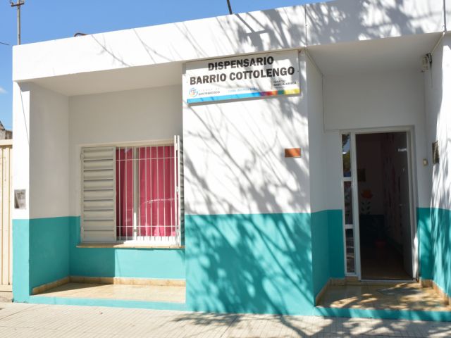 García Aresca habilitó obras de refacciones del dispensario de barrio Cottolengo