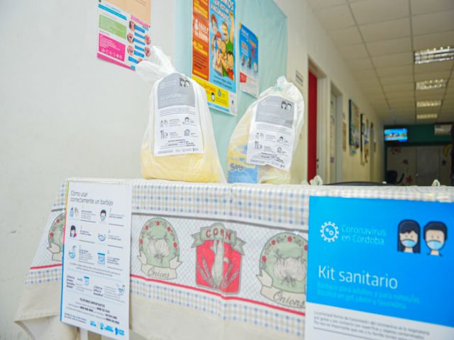 El municipio entrega kits sanitarios