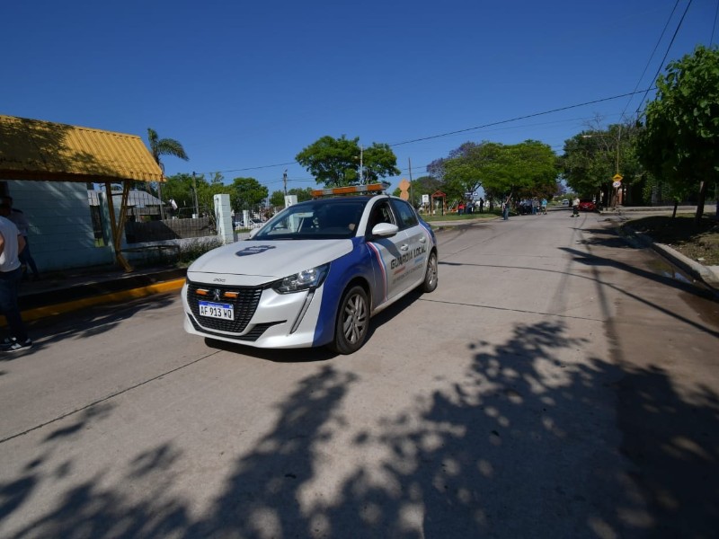 Personal de la Guardia Local de Prevención detuvo a un hombre que había ingresado al Centro Vecinal Roca