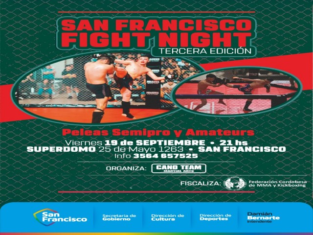 3 ° edición San Francisco Fight Night 