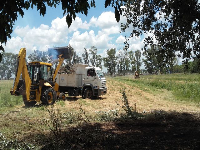 El intendente supervisó el inicio de los trabajos de apertura de Av. Libertador (N)