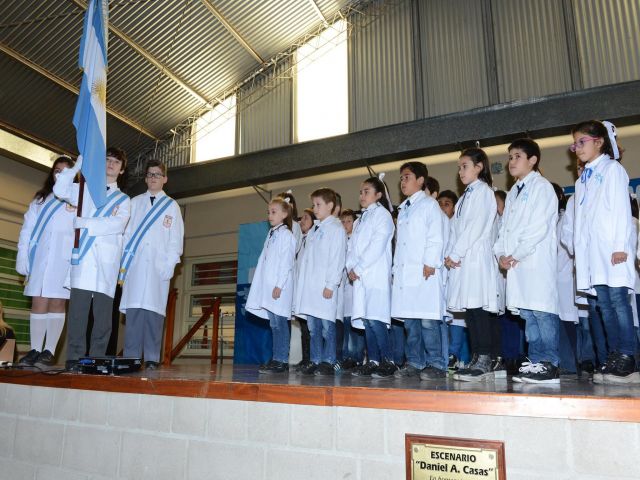 El intendente participó de la promesa de lealtad a la Bandera