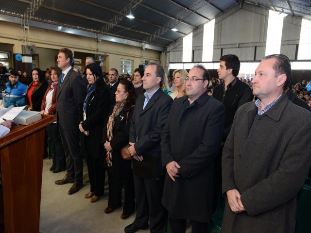 El intendente participó de la promesa de lealtad a la Bandera