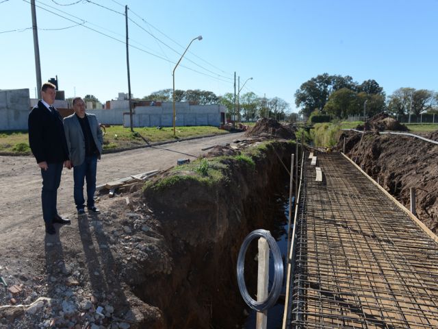 El intendente supervisó los trabajos para la apertura de Av. Libertador (N)