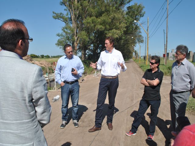 El intendente García Aresca supervisó los avances para la apertura de Av. Libertador Norte