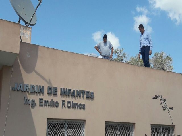 El intendente recorrió el jardín de infantes Ing. Emilio F. Olmos