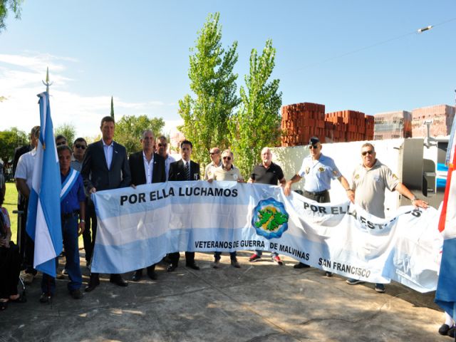 San Francisco rindió homenaje a los Veteranos y Caídos en la Guerra de Malvinas