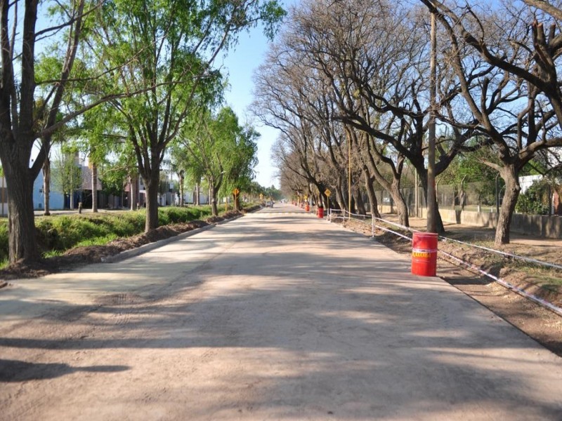 Ya se encuentran habilitados los primeros 300 metros de ensanche de Av. Primeros Colonizadores