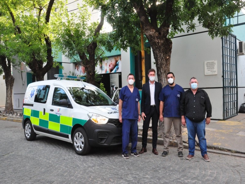 El municipio adquirió una nueva ambulancia para traslado de emergencia