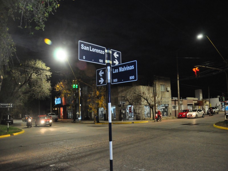 El municipio ya habilitó el 50% luces led adquiridas