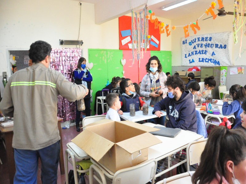 Día del Árbol: actividad especial con estudiantes de la Escuela Hipólito Bouchard 