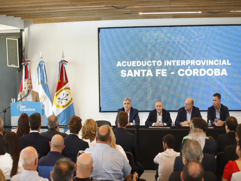 Acueducto Interprovincial Santa Fe – Córdoba: Se realizó la apertura de ofertas para la licitación de la primera etapa 