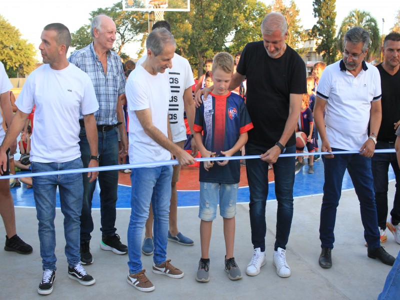 Quedó inaugurada la segunda cancha de básquet 3x3 de la ciudad