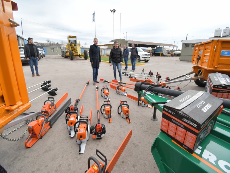 El Corralón Municipal continúa equipándose para optimizar los servicios en la ciudad