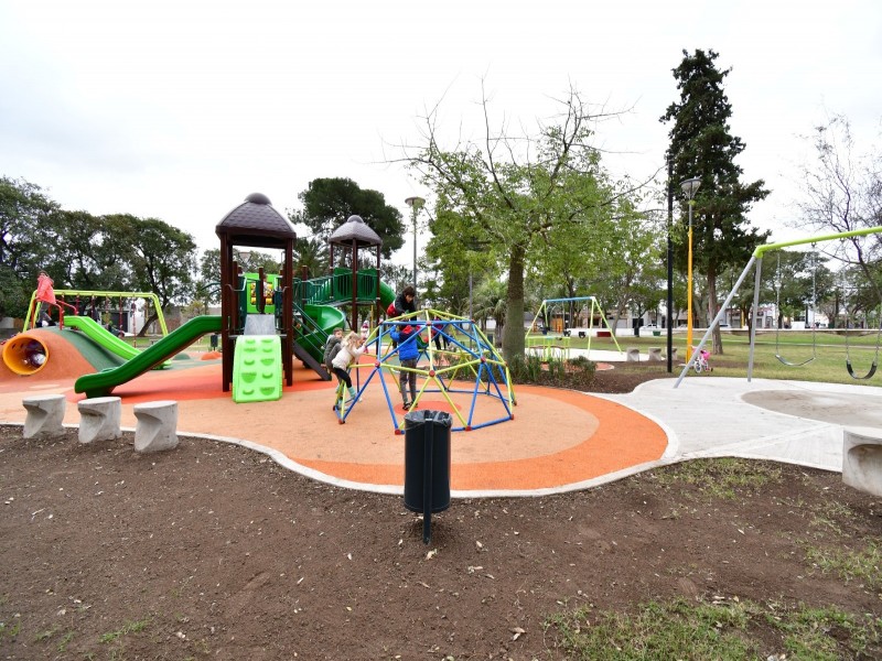 PLAZA PRIMERO DE MAYO  - La ciudad cuenta con un nuevo espacio refuncionalizado