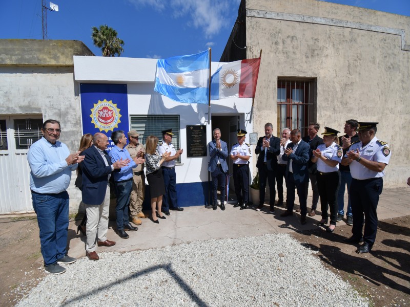 Quedó inaugurada la nueva base de la División Patrulla Rural San Francisco 