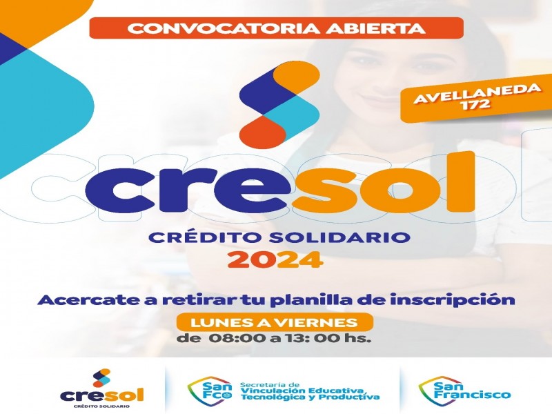 Inscripciones abiertas para el Programa CRESOL 