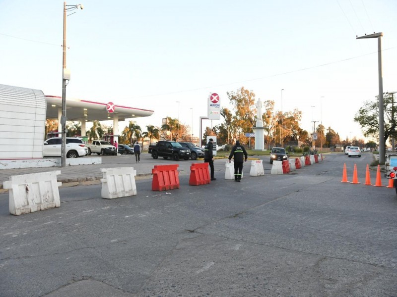 Desvío vehicular por la obra del paso peatonal y bicisenda en altura