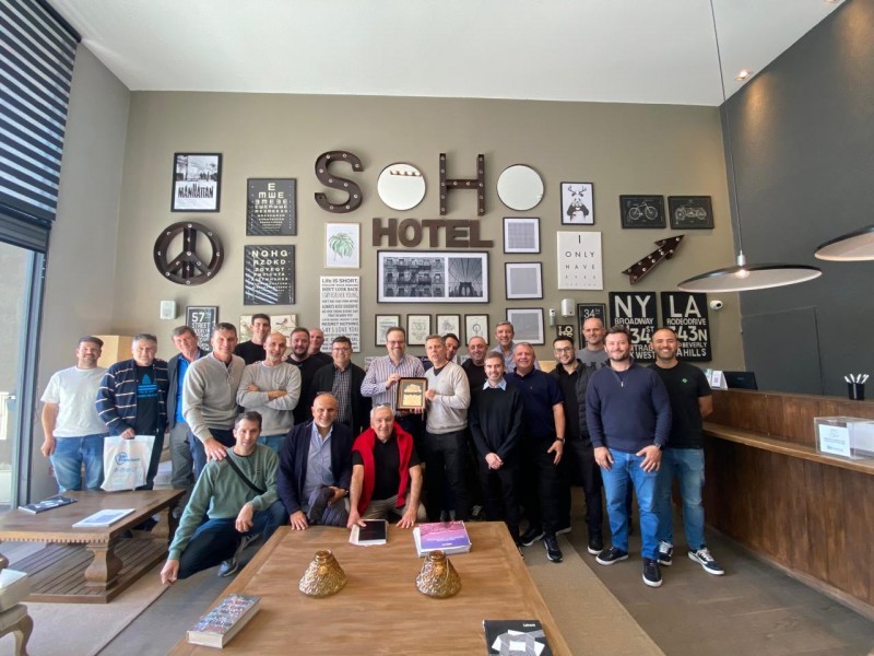 Bernarte viajó a Vaca Muerta con empresarios sanfrancisqueños