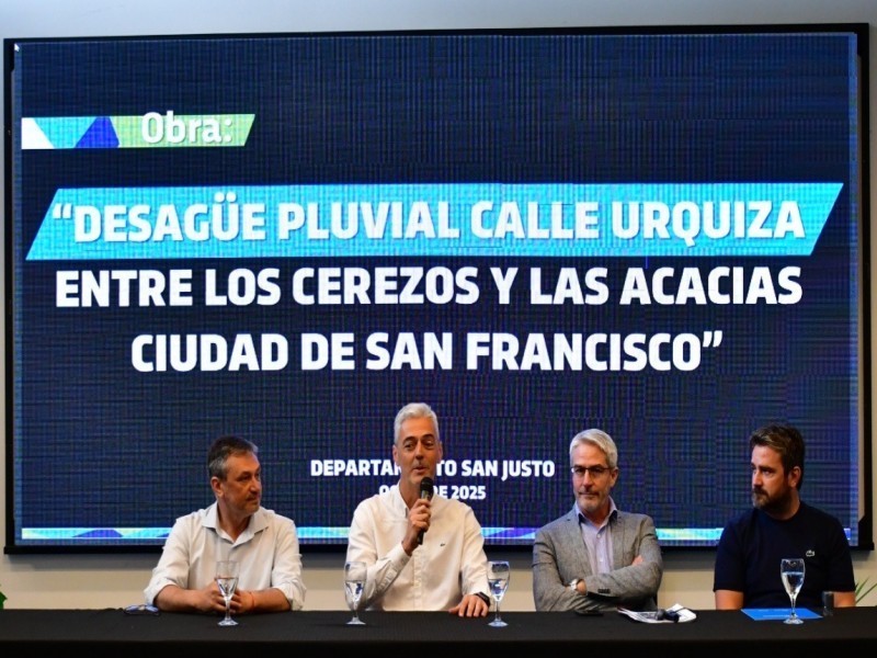 Se licitó la obra del entubado del desagüe pluvial de calle Urquiza