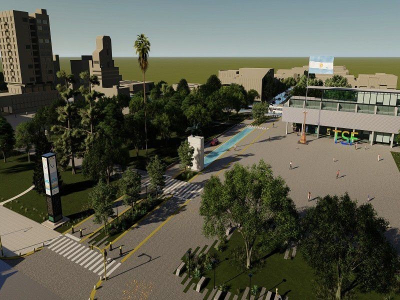 La modernización del Centro Cívico: bolardos inteligentes y espejos de agua renuevan San Francisco