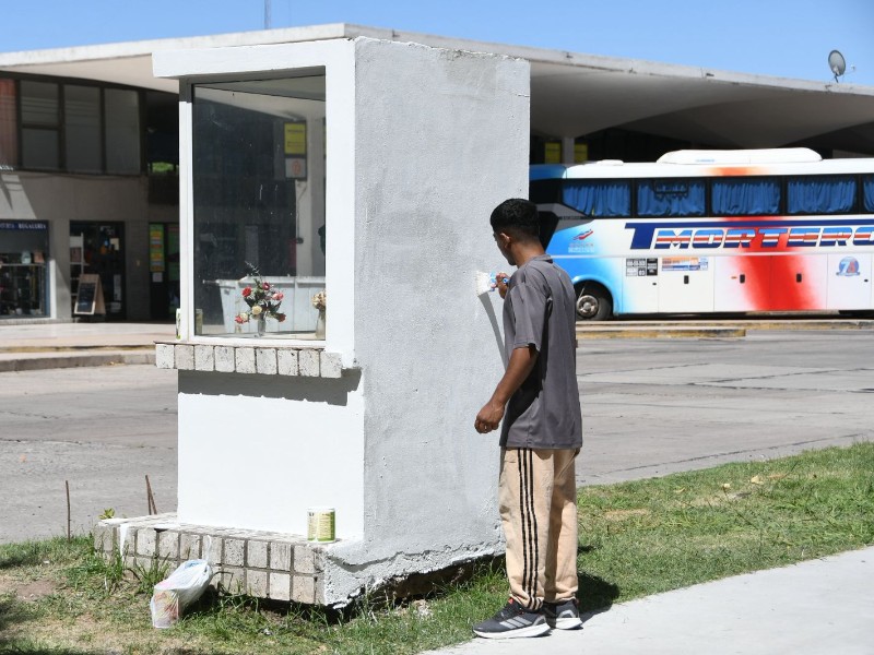 El joven implicado reparó los daños en el Pasaje Cornaglia
