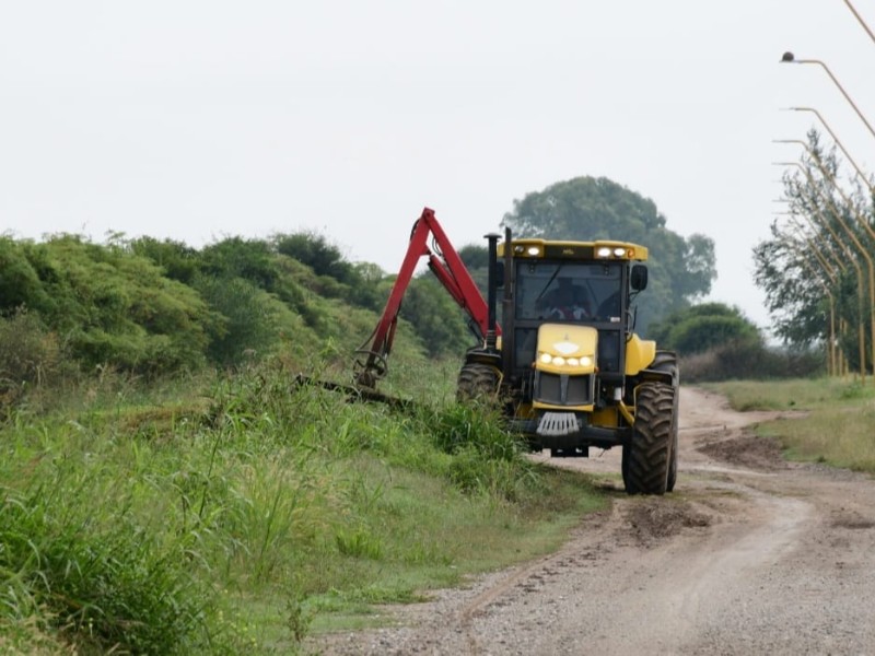 Continúan las tareas de limpieza y mantenimiento de espacios verdes