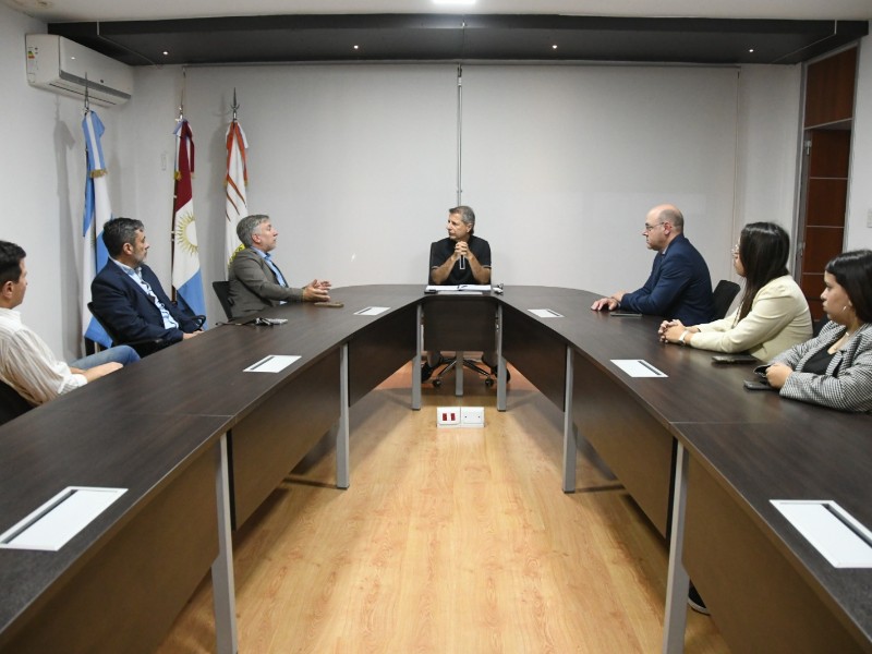 Bernarte recibió a las nuevas autoridades de Cruz Roja Argentina filial San Francisco